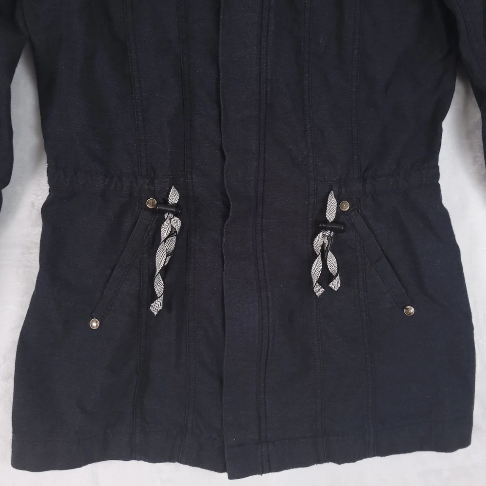 Cabi Jacket Gray Military Utility Weekend Anorak Cotton XS 209